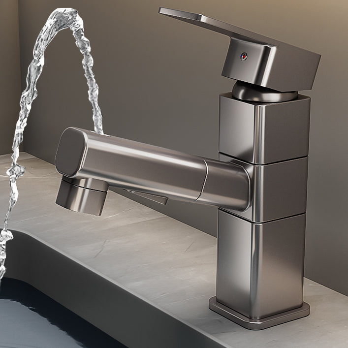 Sikunuo | Contemporary bathroom sink faucet single-handle swivel spout sink faucet