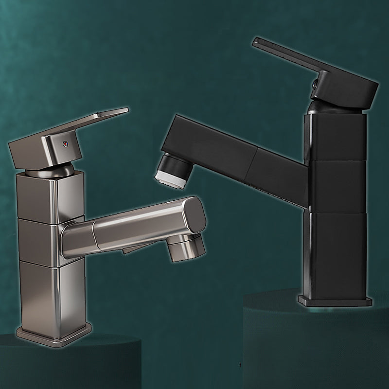 Sikunuo | Contemporary bathroom sink faucet single-handle swivel spout sink faucet