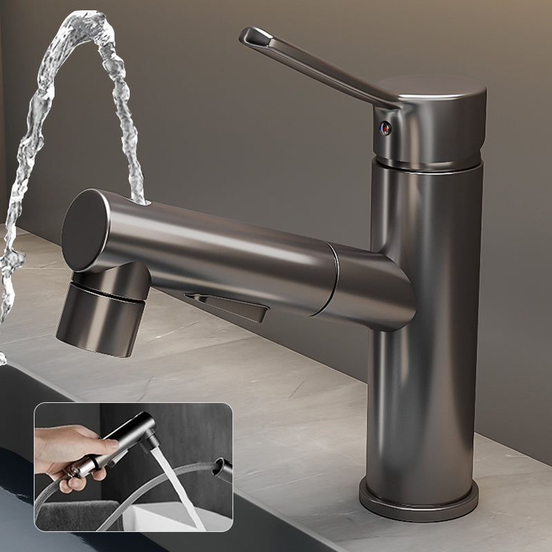 Sikunuo | Contemporary bathroom sink faucet single-handle swivel spout sink faucet