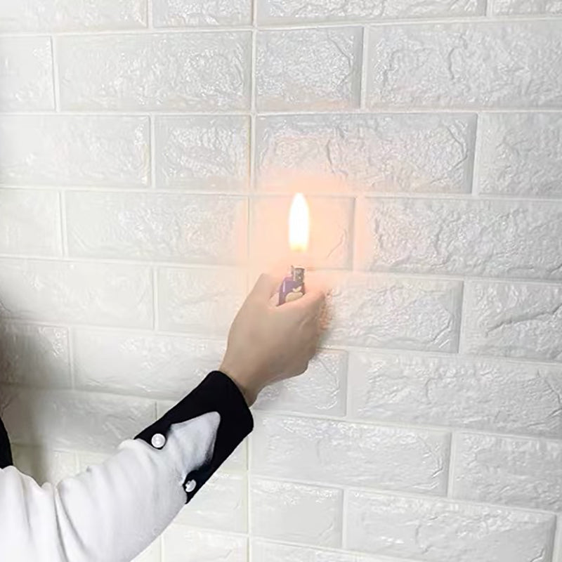 Sikunuo | Back Wall Panels 3D Embossing Peel and Stick Wall Covering for the Living Room
