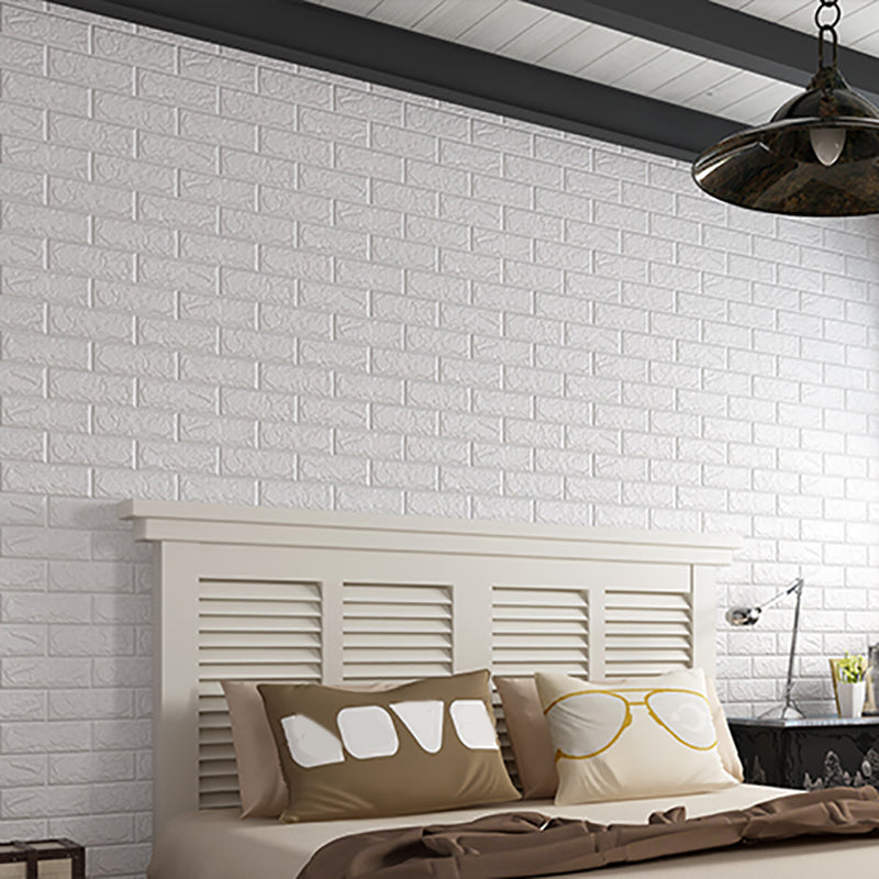 Sikunuo | Back Wall Panels 3D Embossing Peel and Stick Wall Covering for the Living Room