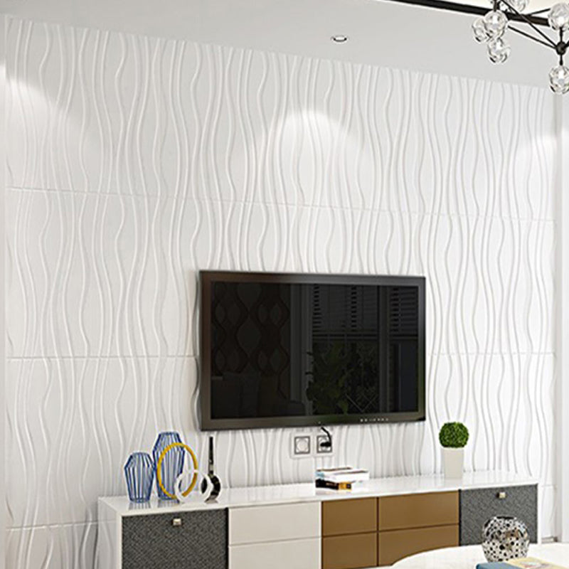Sikunuo | Back Wall Panels 3D Embossing Peel and Stick Wall Covering for the Living Room