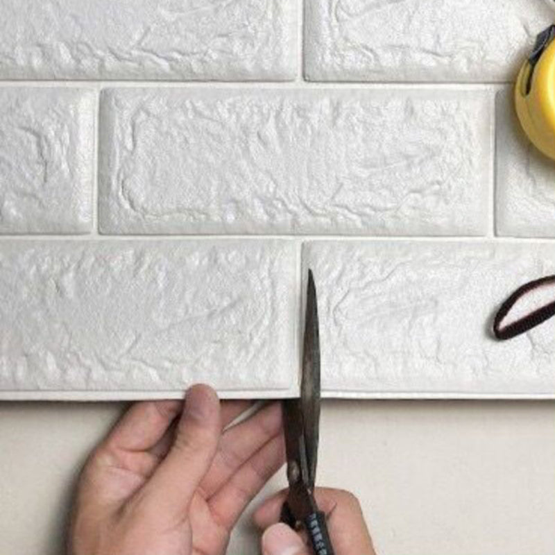 Sikunuo | Back Wall Panels 3D Embossing Peel and Stick Wall Covering for the Living Room