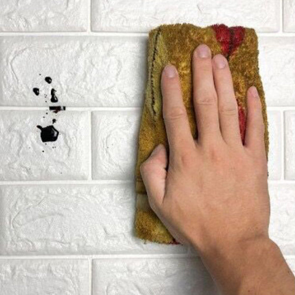Sikunuo | Back Wall Panels 3D Embossing Peel and Stick Wall Covering for the Living Room