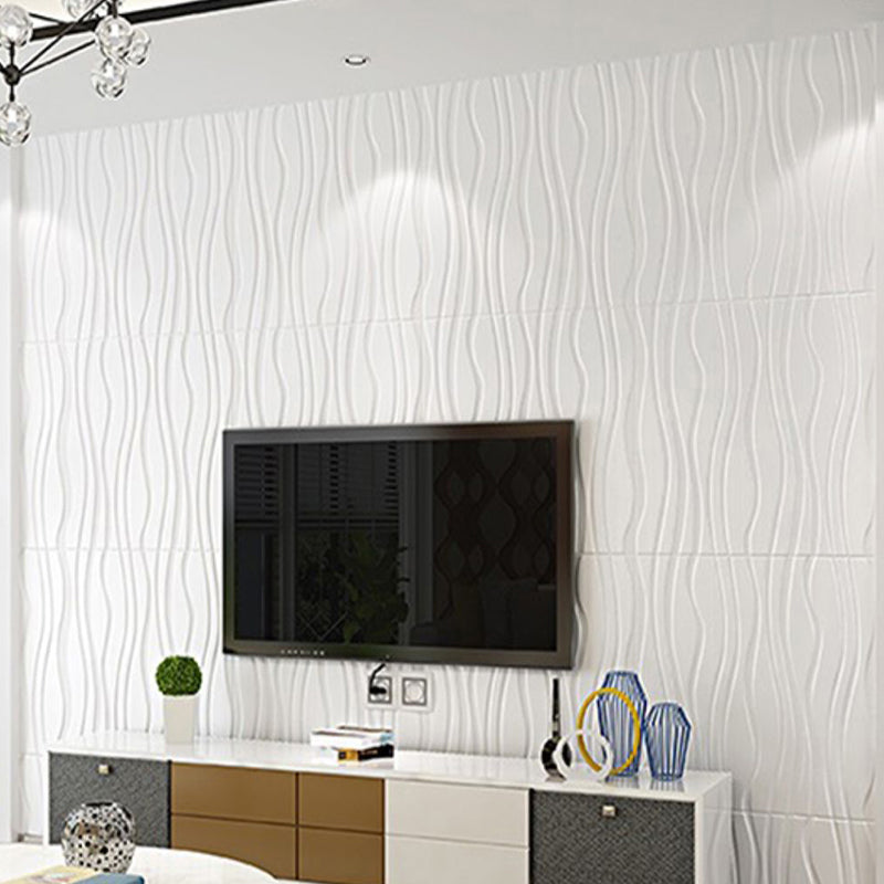 Sikunuo | Back Wall Panels 3D Embossing Peel and Stick Wall Covering for the Living Room