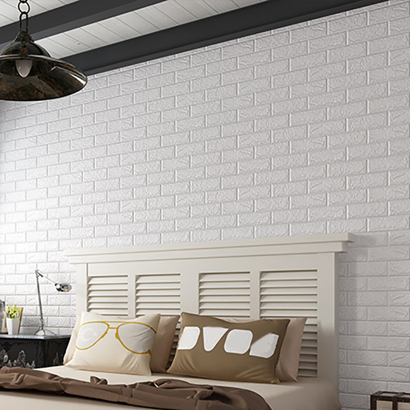 Sikunuo | Back Wall Panels 3D Embossing Peel and Stick Wall Covering for the Living Room