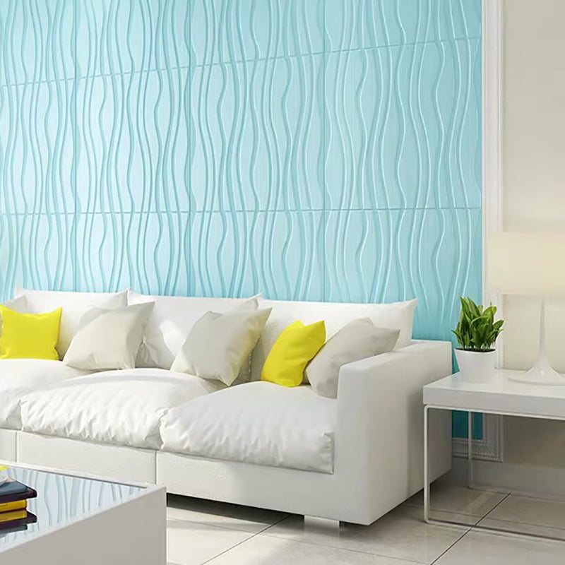 Sikunuo | Back Wall Panels 3D Embossing Peel and Stick Wall Covering for the Living Room