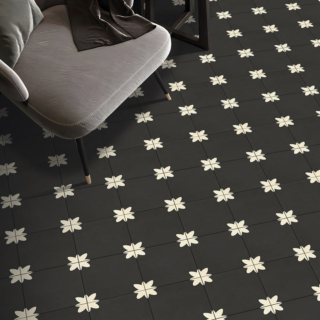 Sikunuo | PVC Peel and Stick Splash Protection Square Single Panel Wallpaper with Water Resistant