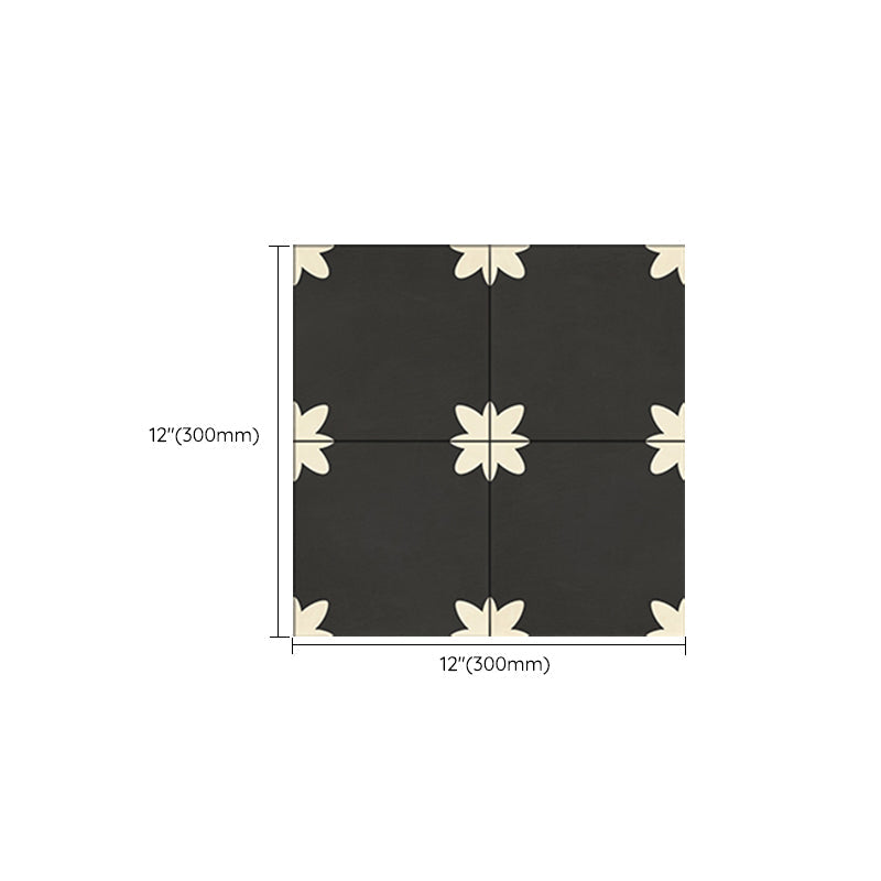 Sikunuo | PVC Peel and Stick Splash Protection Square Single Panel Wallpaper with Water Resistant