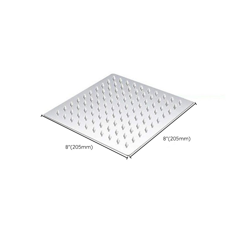 Sikunuo | Classic Dual Shower Head Square Large Shower Head with Round Hand Shower