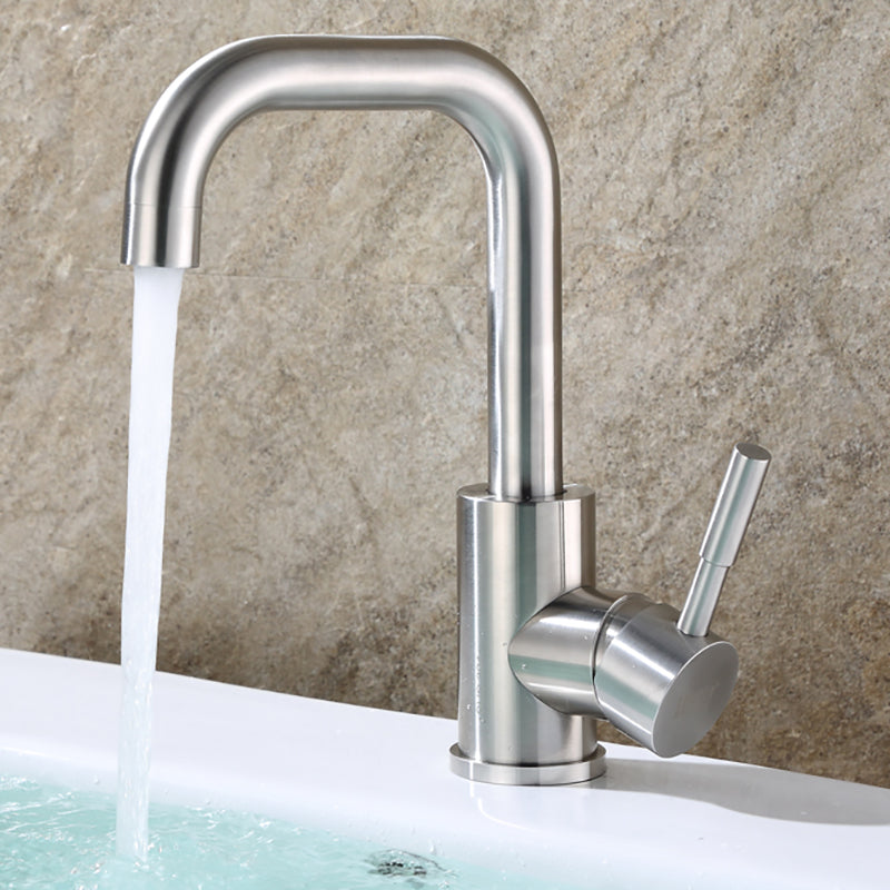 Sikunuo | Deck Mounted Copper Bathtub Faucet Low Arc Central Bathtub Filler Trim