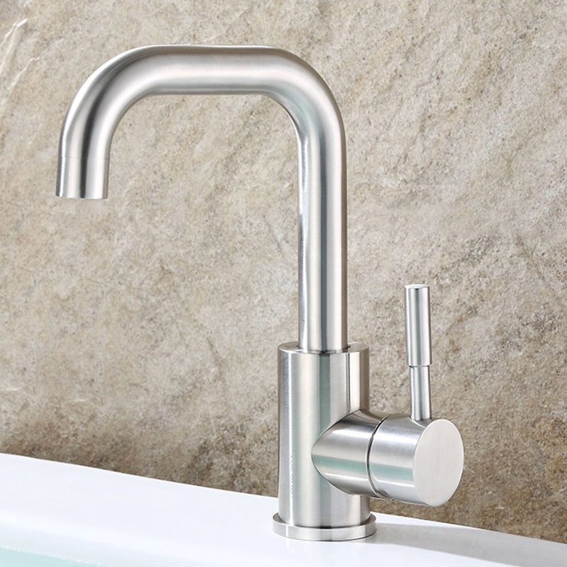 Sikunuo | Deck Mounted Copper Bathtub Faucet Low Arc Central Bathtub Filler Trim