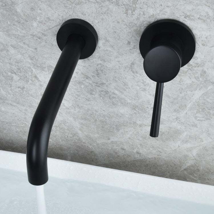 Sikunuo | Wall-mounted Bronze Bathtub Filler Double Handles Bathtub Spout Bathtub Faucet Trim