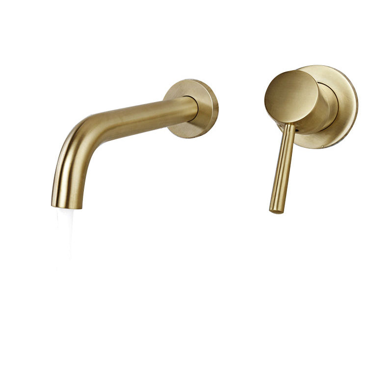 Sikunuo | Wall-mounted Bronze Bathtub Filler Double Handles Bathtub Spout Bathtub Faucet Trim