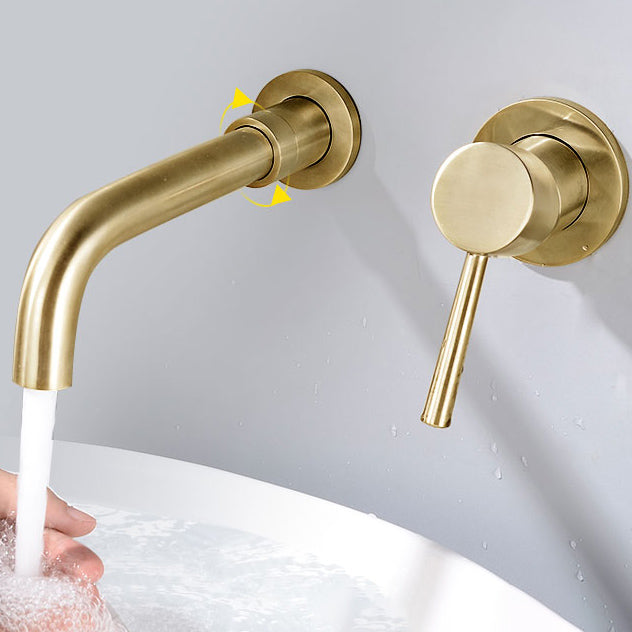 Sikunuo | Wall-mounted Bronze Bathtub Filler Double Handles Bathtub Spout Bathtub Faucet Trim