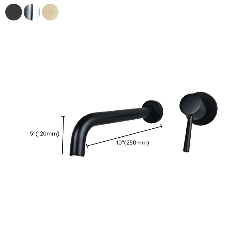 Sikunuo | Wall-mounted Bronze Bathtub Filler Double Handles Bathtub Spout Bathtub Faucet Trim
