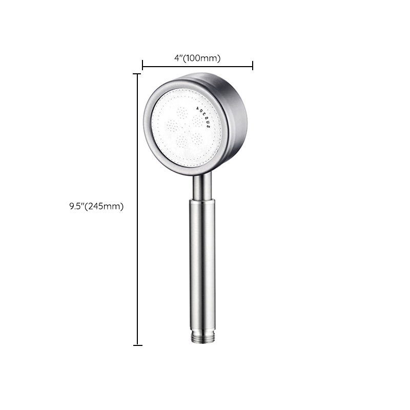 Sikunuo | Contemporary Shower Head 304 Stainless Steel Round Hand Shower