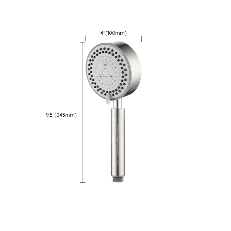 Sikunuo | Contemporary Shower Head 304 Stainless Steel Round Hand Shower