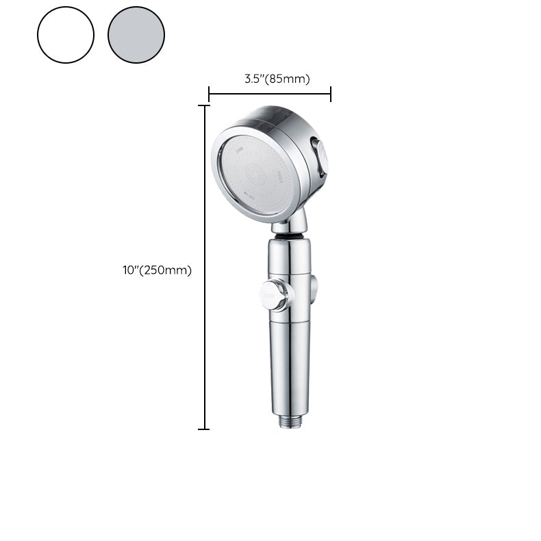 Sikunuo | Modern Shower Head Adjustable Spray Pattern Rotatable Round Hand Shower