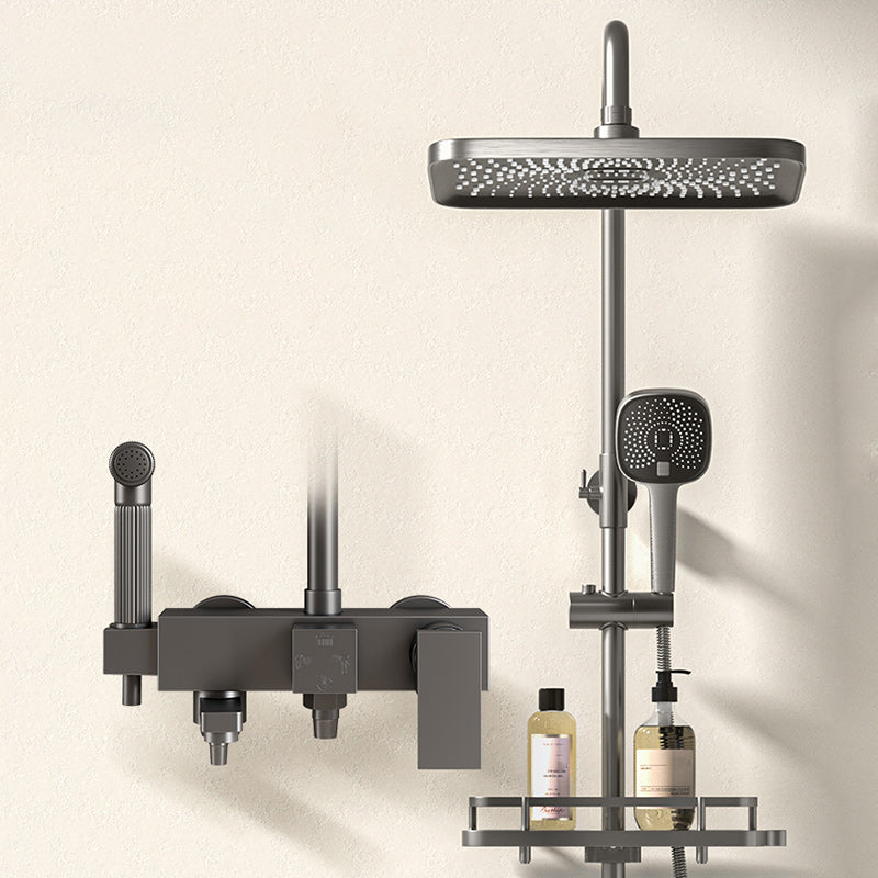 Sikunuo | Modern shower accessories push-button shower head wall-mounted shower combination
