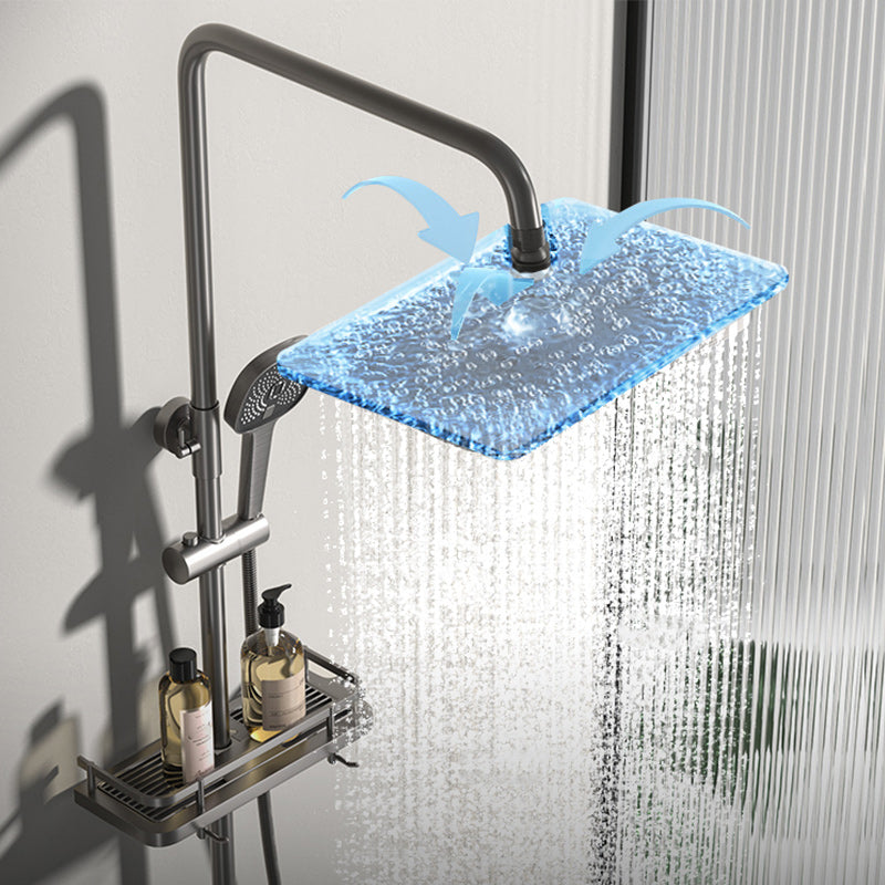 Sikunuo | Modern shower accessories push-button shower head wall-mounted shower combination