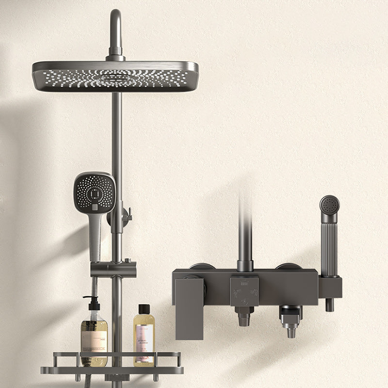 Sikunuo | Modern shower accessories push-button shower head wall-mounted shower combination