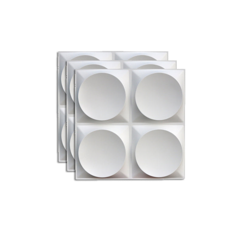 Sikunuo | Modern Style PVC Wall Panel Living Room Peel and Stick Wall Covering 3D Wall Covering