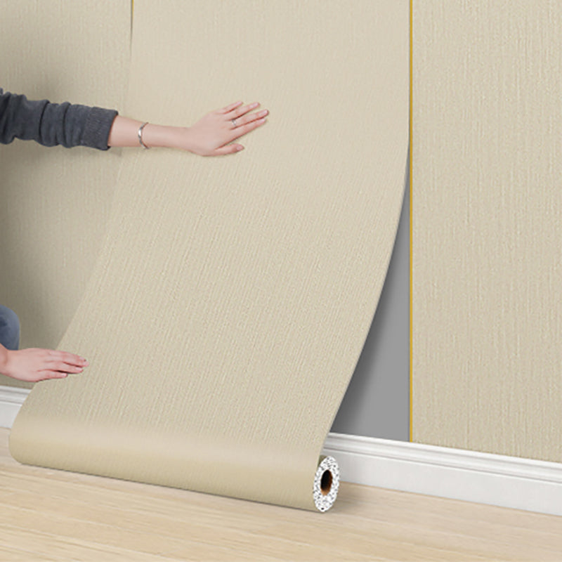 Sikunuo | Modern Style PVC Wall Panel Living Area Peel and Stick Wall Covering