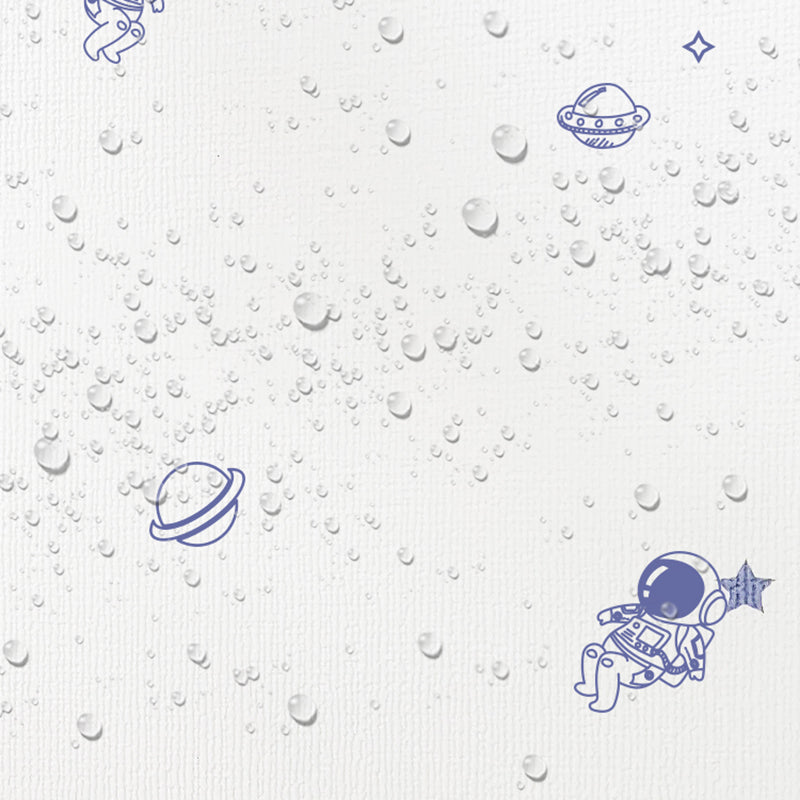Sikunuo | PVC Wall Panel for Stripping and Installing Cartoon Print Matte Texture Wall Covering for the Living Room