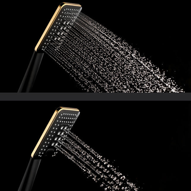 Sikunuo | Contemporary Metal Handheld Shower Head Square 3 Settings Spray Head