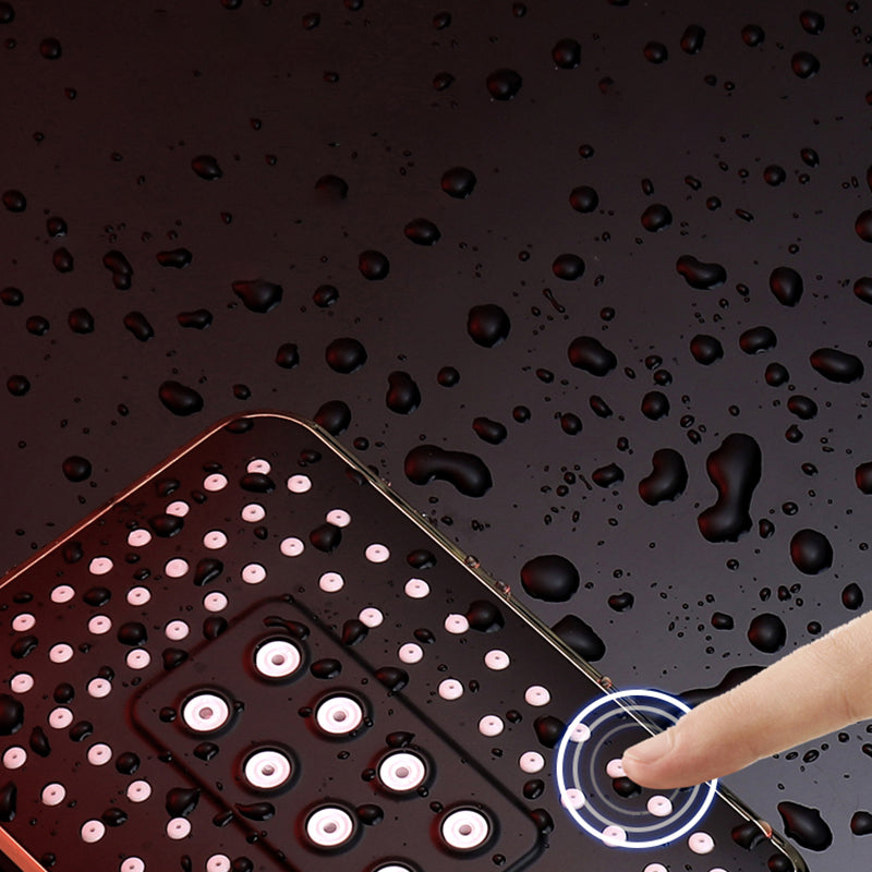 Sikunuo | Contemporary Metal Handheld Shower Head Square 3 Settings Spray Head