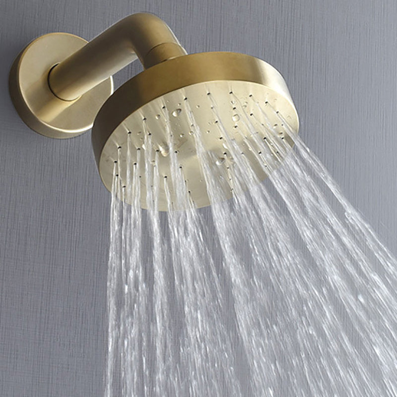 Sikunuo | Stainless Steel Shower Combination Round Fixed Shower Head with Shower Arm