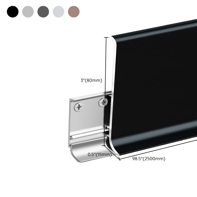 Sikunuo | Trim panel metal interior scratch-resistant waterproof tin splash guard trim