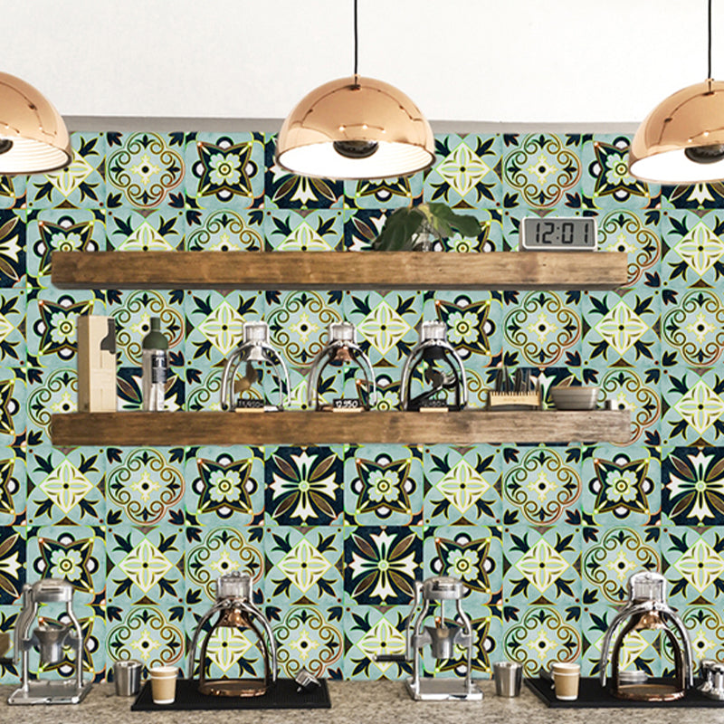 Sikunuo | Plastic Peel and Stick Tiles Contemporary Peel and Stick Tiles