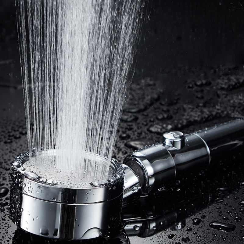 Sikunuo | Contemporary 3 Jet Shower Head Adjustable Spray Pattern Rotatable Handheld Shower