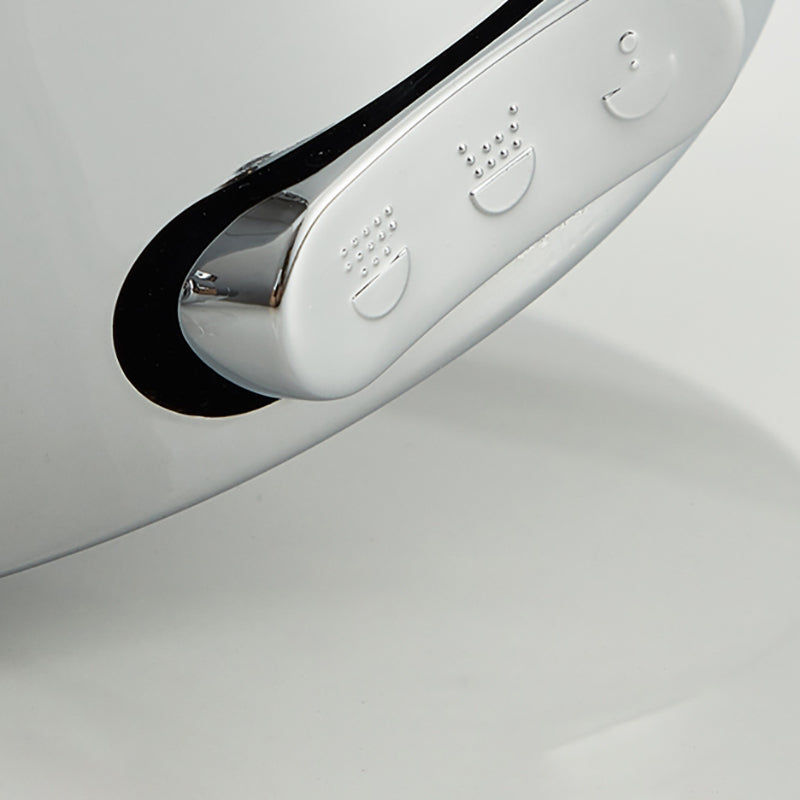 Sikunuo | Contemporary 3 Jet Shower Head Adjustable Spray Pattern Rotatable Handheld Shower