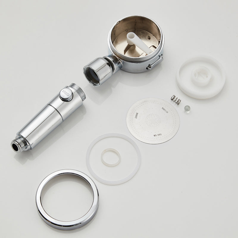 Sikunuo | Contemporary 3 Jet Shower Head Adjustable Spray Pattern Rotatable Handheld Shower