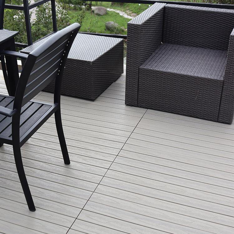 Sikunuo | Square Click Parquet Tiles Composite Tiles Striped Pattern Tile Set