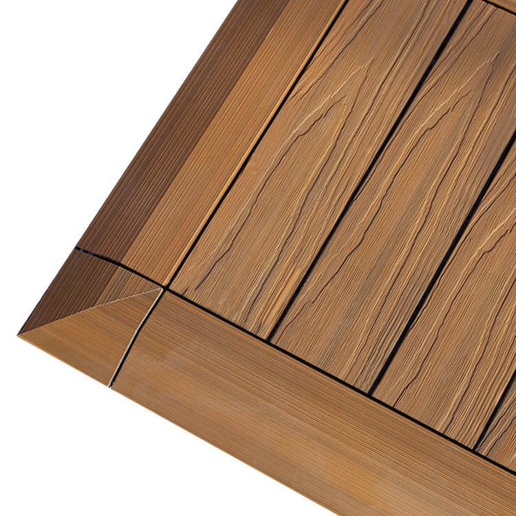 Sikunuo | Square Click Parquet Tiles Composite Tiles Striped Pattern Tile Set