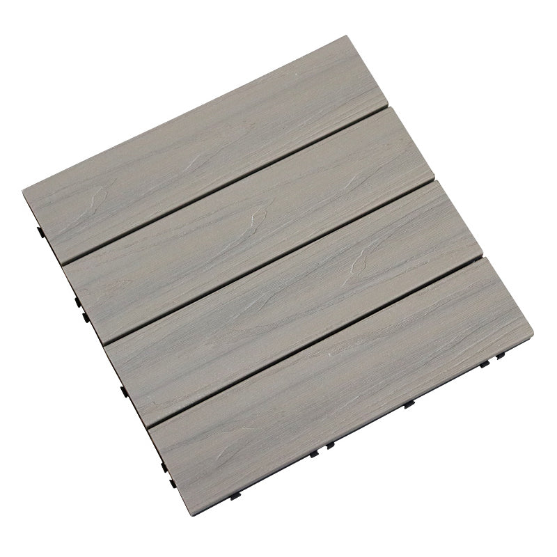 Sikunuo | Square Click Parquet Tiles Composite Tiles Striped Pattern Tile Set