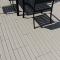 Sikunuo | Square Click Parquet Tiles Composite Tiles Striped Pattern Tile Set