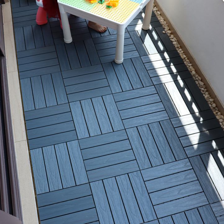 Sikunuo | Square Click Parquet Tiles Composite Tiles Striped Pattern Tile Set
