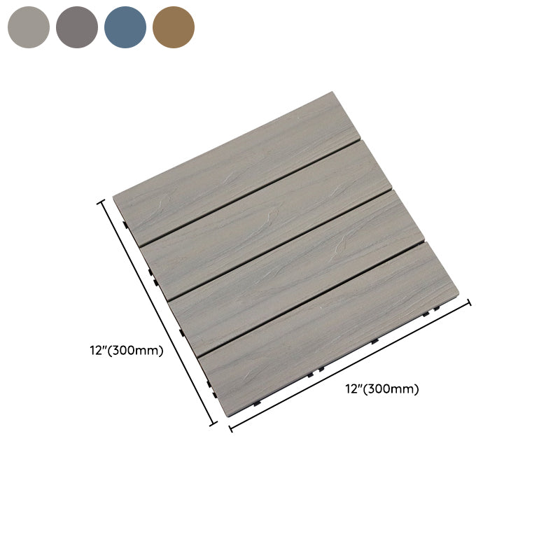 Sikunuo | Square Click Parquet Tiles Composite Tiles Striped Pattern Tile Set