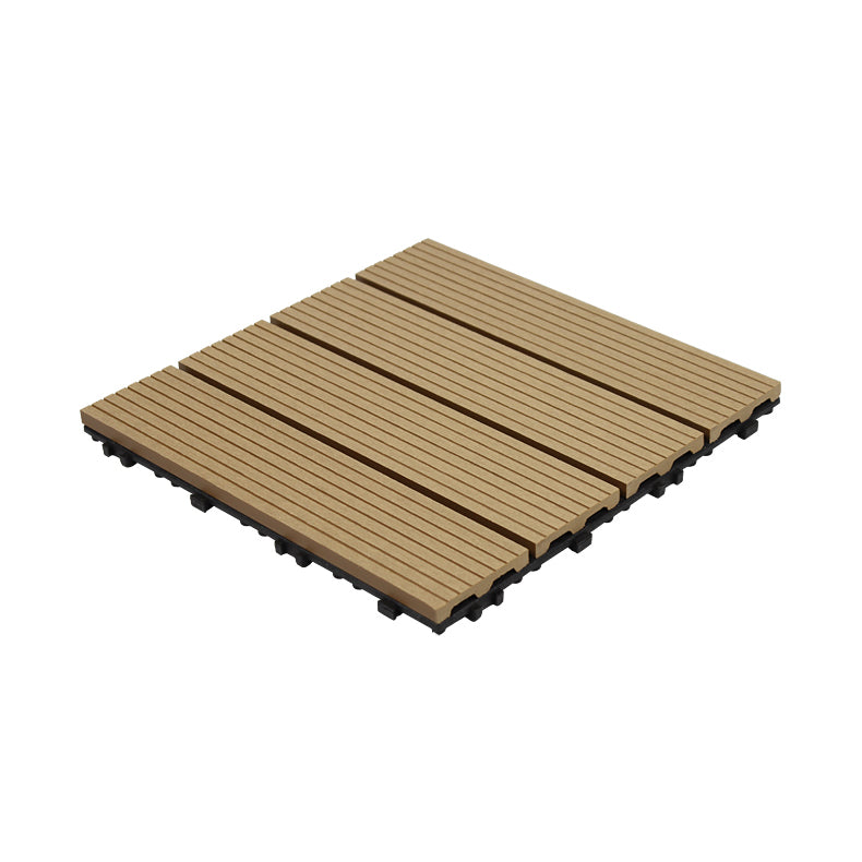 Sikunuo | 11 Pack 12" X 12" Square Deck/Patio Tiles Snap Fit for Outdoor Patio Tiles