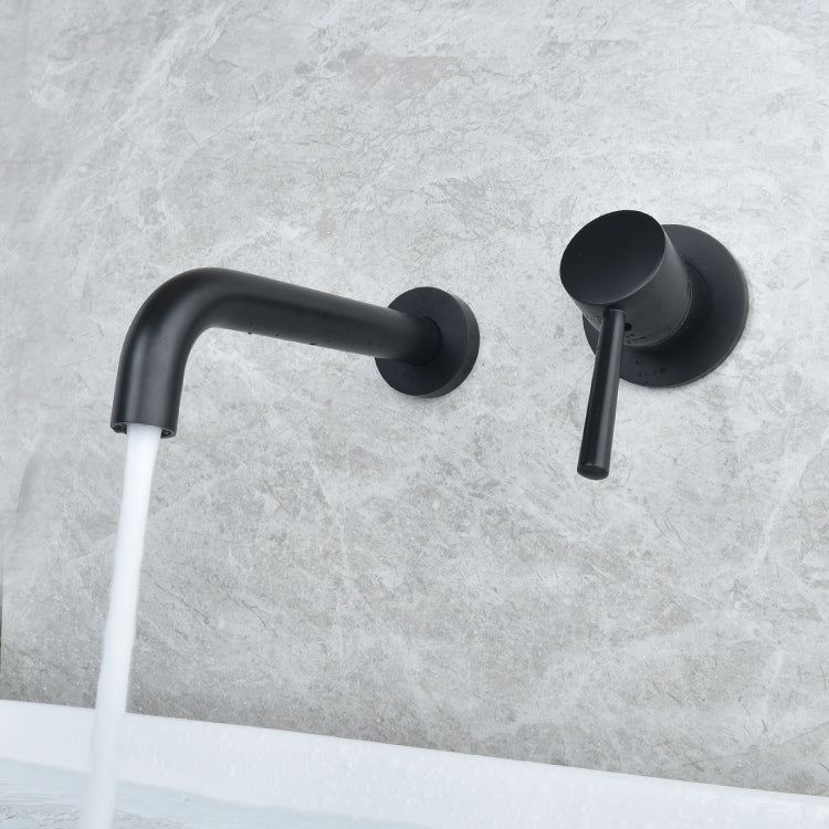 Sikunuo | Wall-mounted Metallic Bathtub Faucet Low Arc Pipe Bathtub Tap