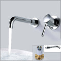 Sikunuo | Contemporary Wall-Mounted Single-Hand Kitchen Faucet Low Arc Water Filler