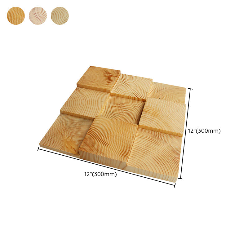 Sikunuo | Wall-Ceiling Light Wood Gluing Mosaic Indoor Modern Wall Ceiling