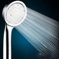 Sikunuo | Contemporary Silver Round Shower Head Water Efficient Standard Spray Head