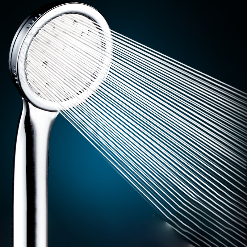 Sikunuo | Contemporary Silver Round Shower Head Water Efficient Standard Spray Head