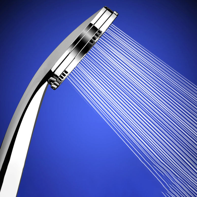 Sikunuo | Contemporary Silver Round Shower Head Water Efficient Standard Spray Head